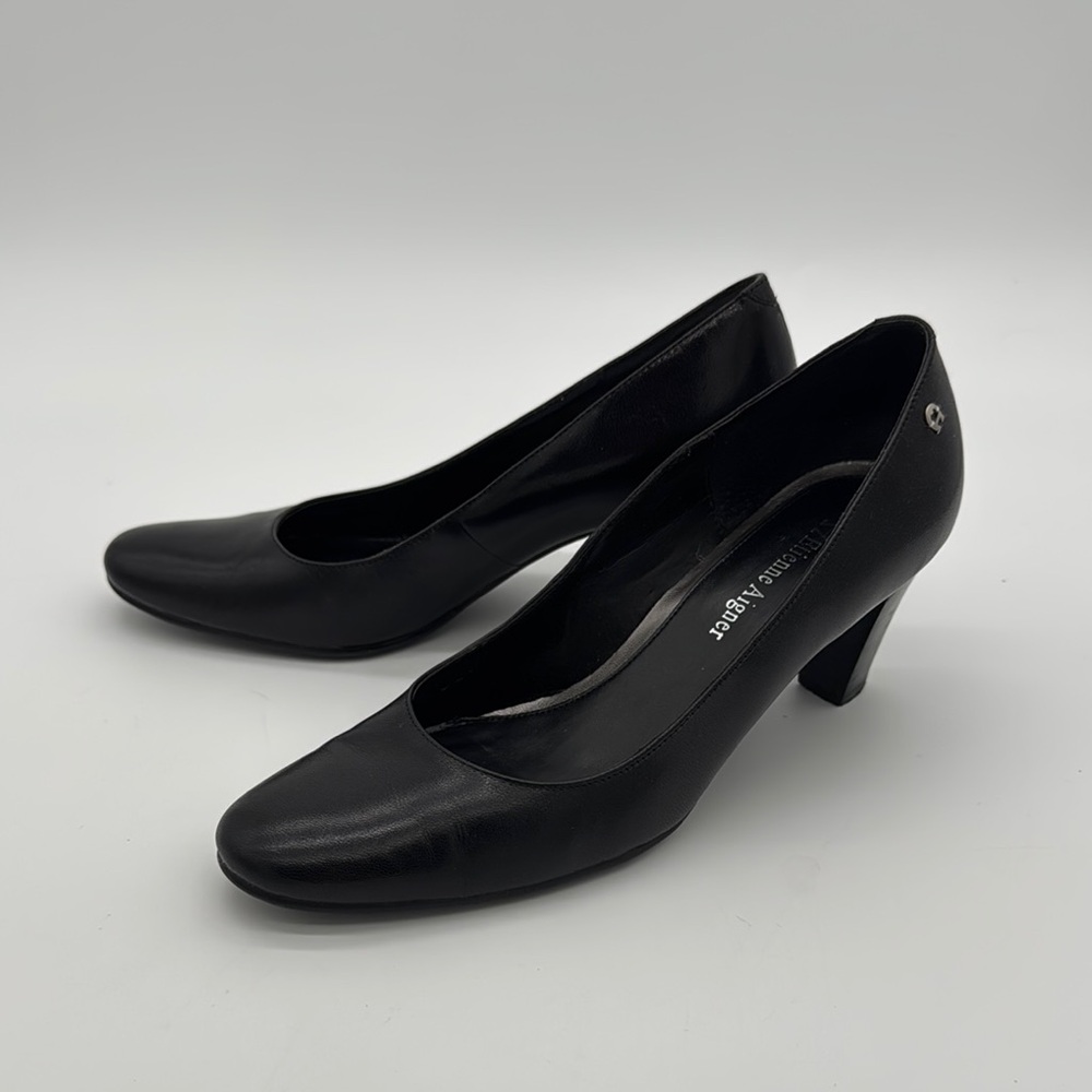 Etienne Aigner Black Heels Classic Professional Design Size 6 - Picture 3 of 9